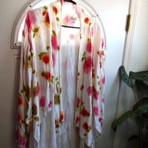 Floral Jacket With Beading Size 1X